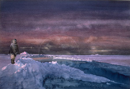 Sunrise, Smith Sound, by Wally Herbert