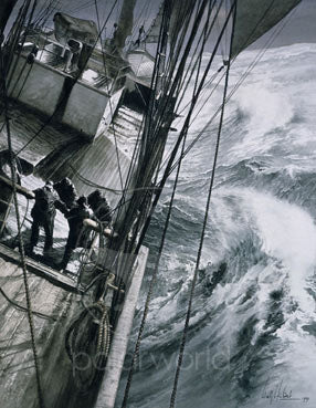 Terra Nova in the Storm, by Sir Wally Herbert