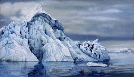 Iceberg and Penguins