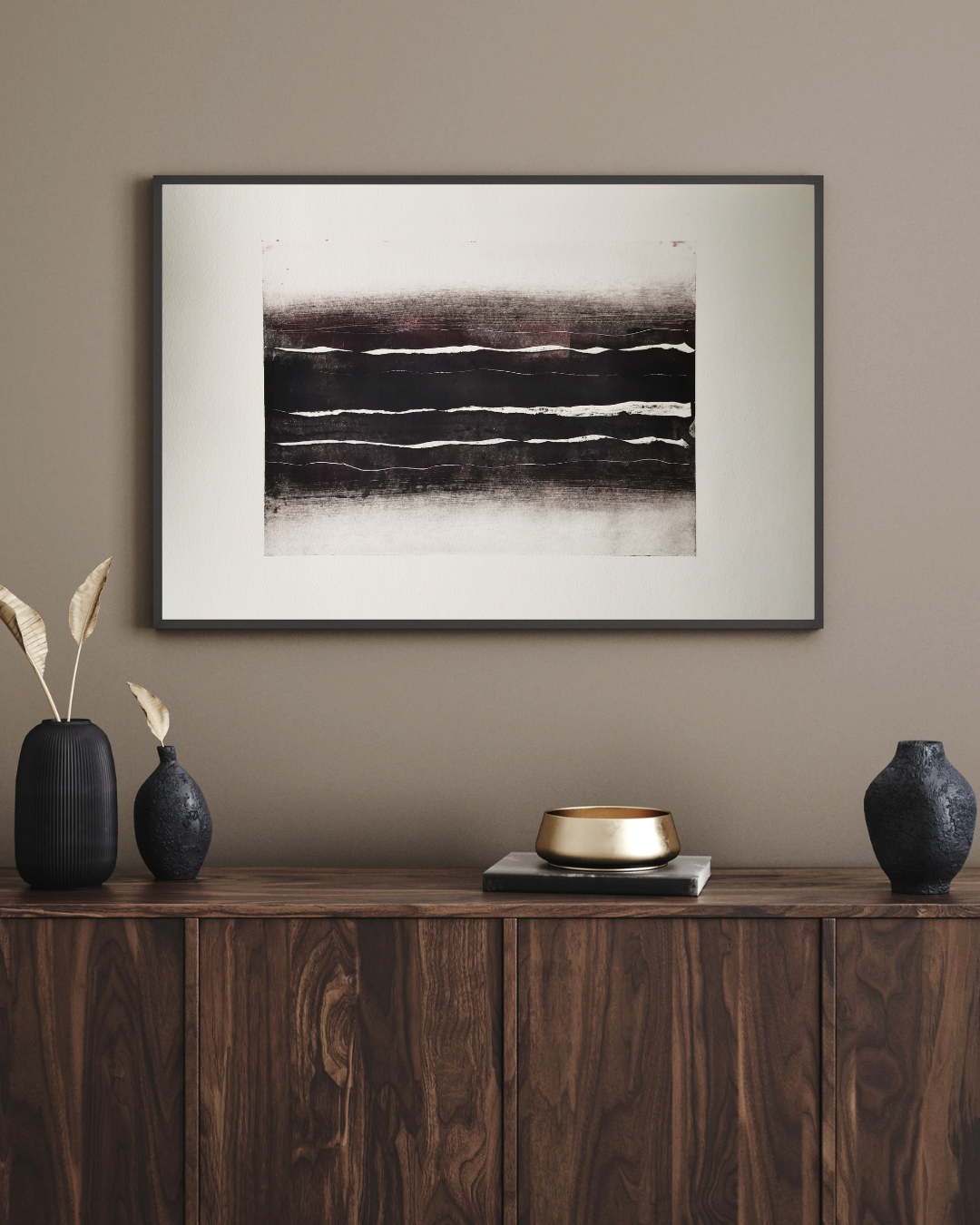 Breathe the Sea Original Monoprint by Kari Herbert