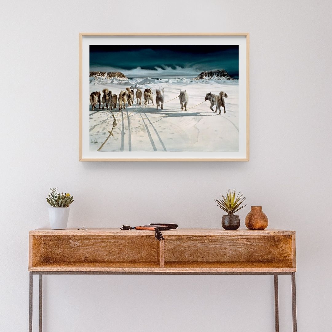 Landfall on Svalbard Fine Art Print