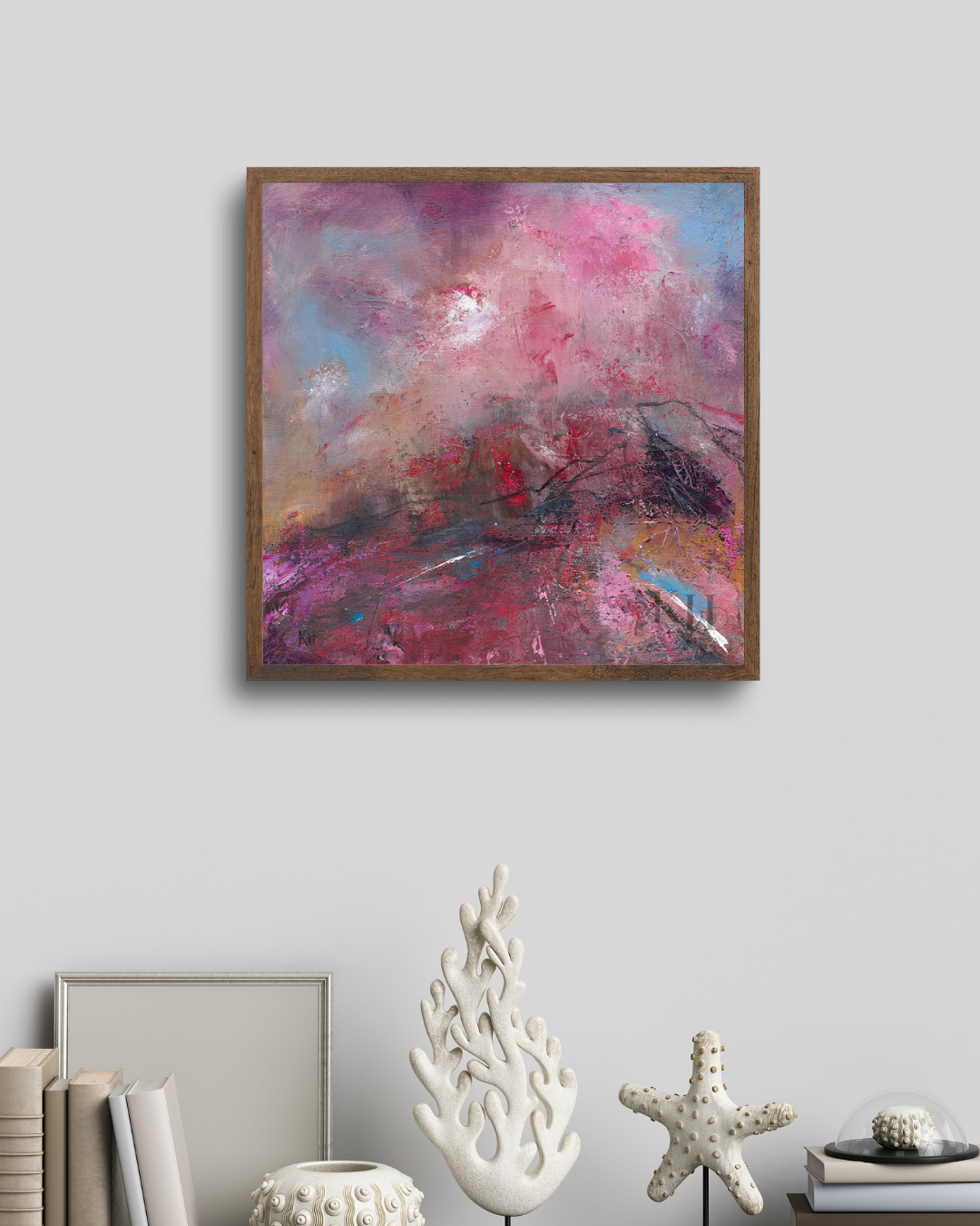 Sunset Tor Original Painting by Kari Herbert