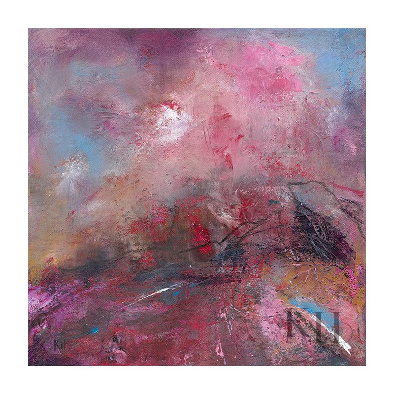 And the Cloud Whispered Softly to the Old Granite Tor by Kari Herbert Fine Art Print