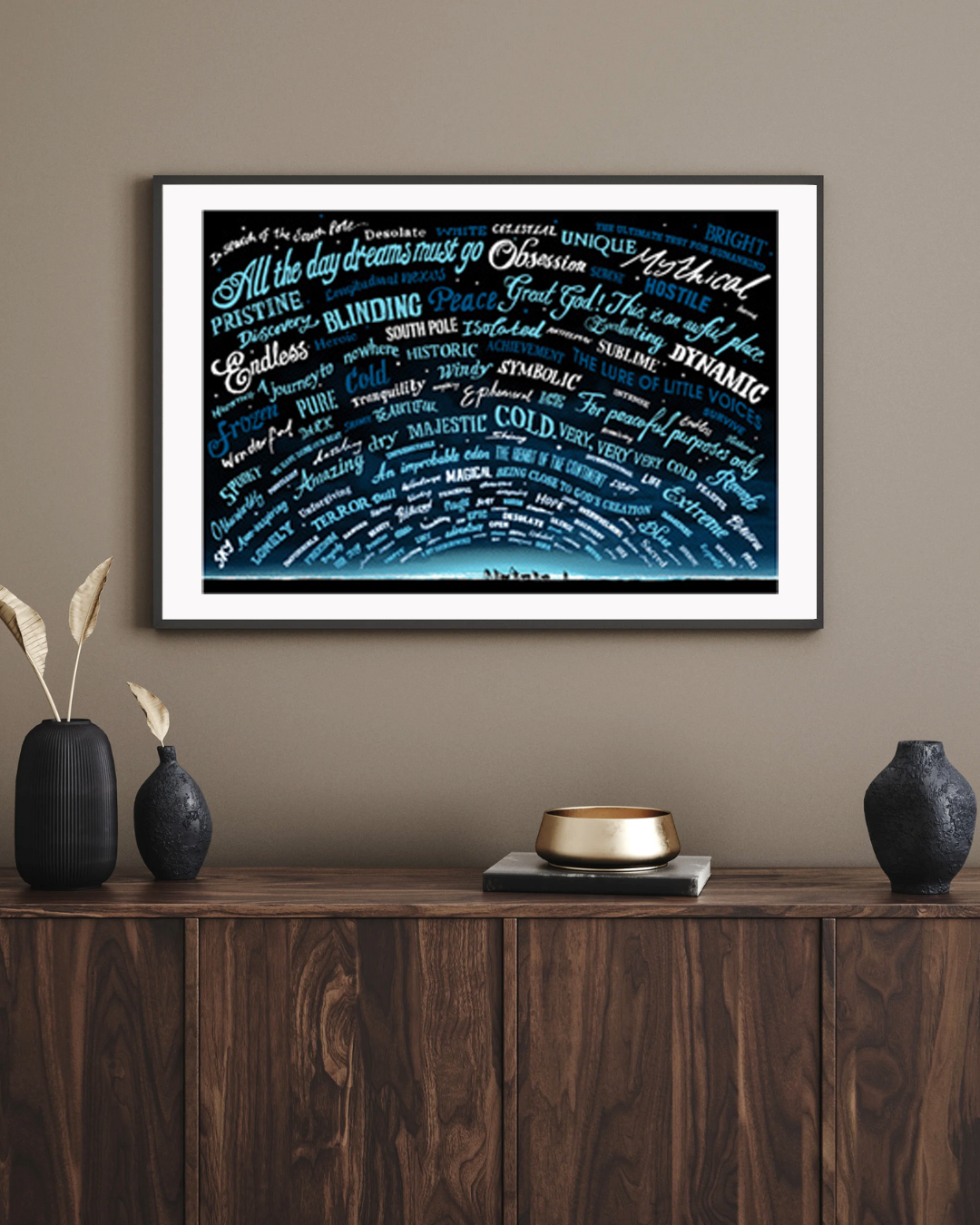 'Polar Sky' Limited Edition Silk Screen Print by Andy Smith