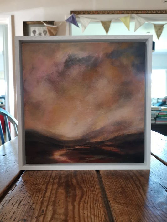 Onward, Dear One - Original abstract landscape painting by Kari Herbert